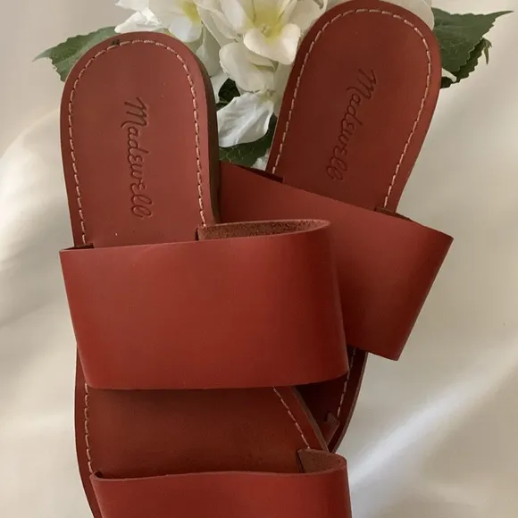 MADEWELL Double Strap Slide Sandal