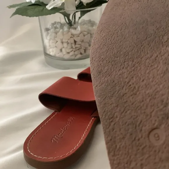 MADEWELL Double Strap Slide Sandal