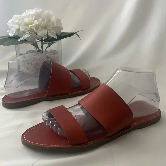 MADEWELL Double Strap Slide Sandal