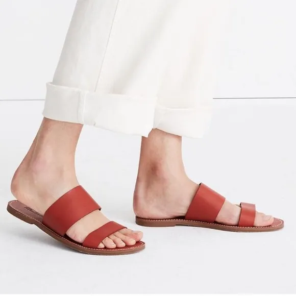 MADEWELL Double Strap Slide Sandal