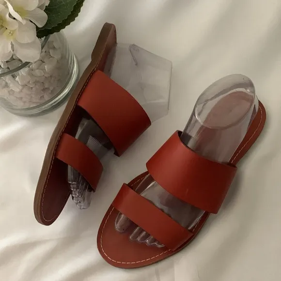 MADEWELL Double Strap Slide Sandal