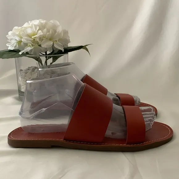 MADEWELL Double Strap Slide Sandal