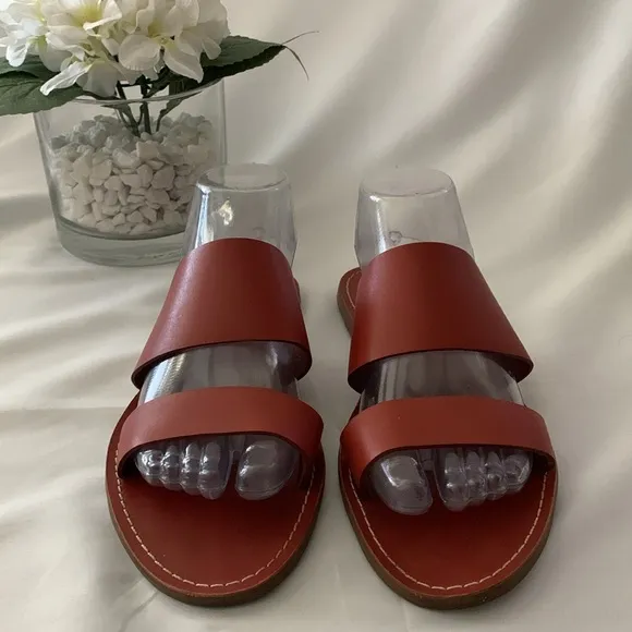 MADEWELL Double Strap Slide Sandal