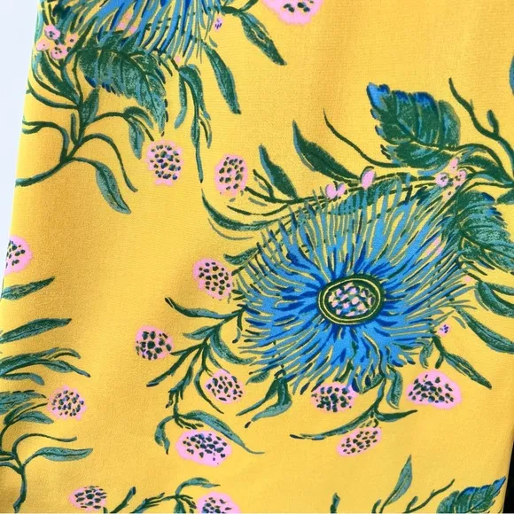 Madewell NWT Silk Wrap Dress in Painted Blooms size XXL