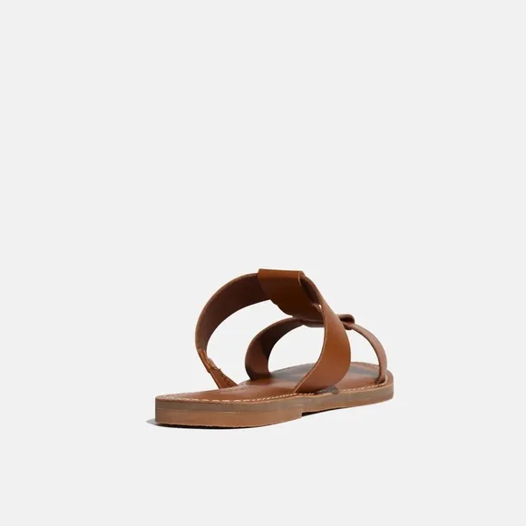 Madewell The Boardwalk T-Strap Slide Sandal