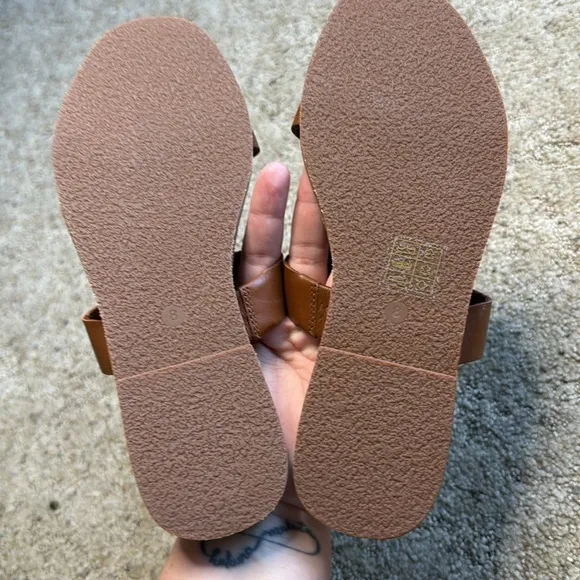 Madewell The Boardwalk T-Strap Slide Sandal