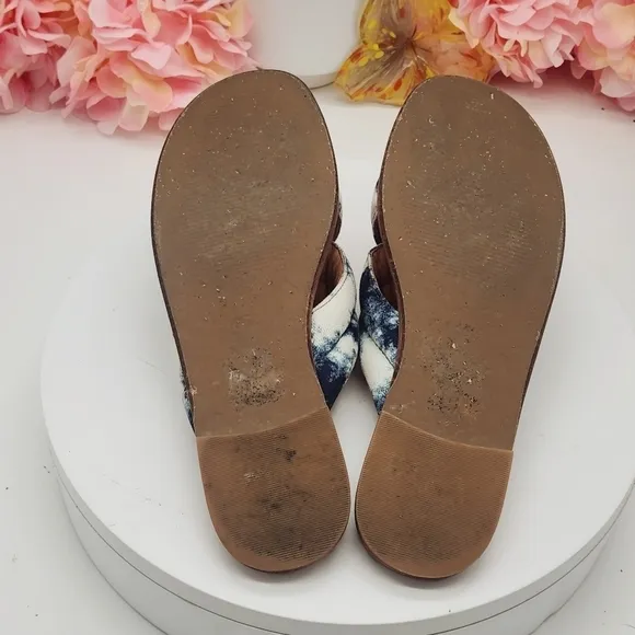 Madewell The Skyler Slide Sandal in Tie-Dye Sz 6.5