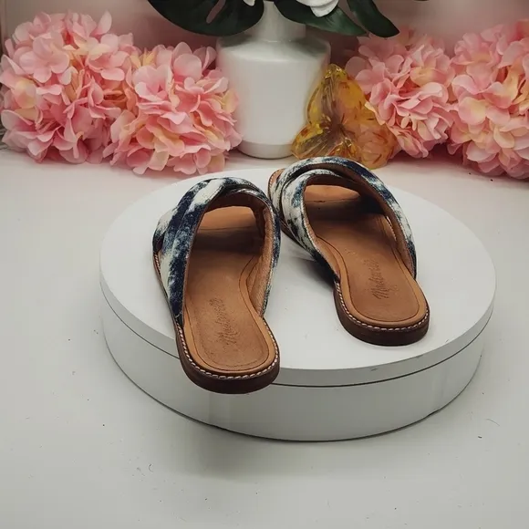 Madewell The Skyler Slide Sandal in Tie-Dye Sz 6.5