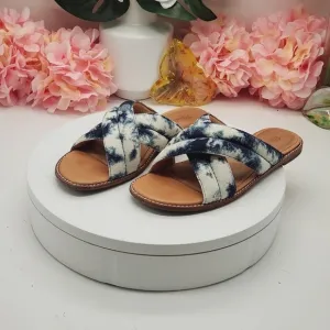 Madewell The Skyler Slide Sandal in Tie-Dye Sz 6.5