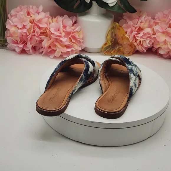 Madewell The Skyler Slide Sandal in Tie-Dye Sz 6.5