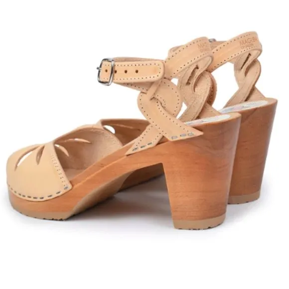 Maguba Rio Nude Clog Sandals Made in Sweden Women's Size 10 - 10.5