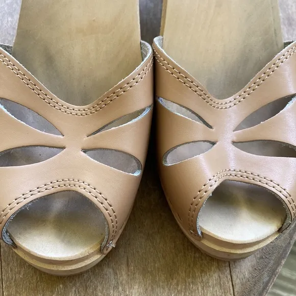 Maguba Rio Nude Clog Sandals Made in Sweden Women's Size 10 - 10.5