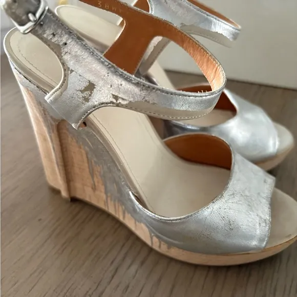 Maison Martin Margiela hand painted wedge sandals size 6