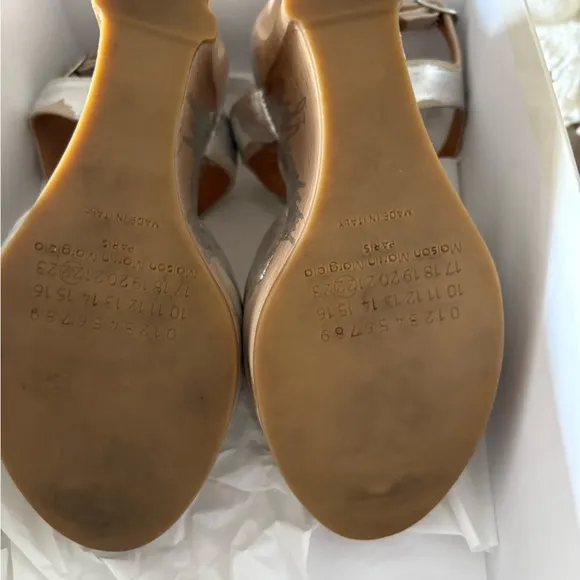 Maison Martin Margiela hand painted wedge sandals size 6