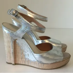 Maison Martin Margiela hand painted wedge sandals size 6