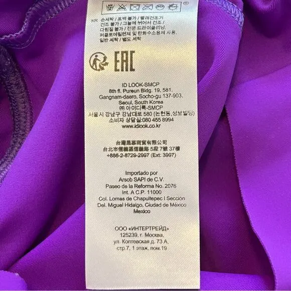 Maje Render Ruched Stretch-Jersey Bodycon Mini Dress Purple 36 NWT