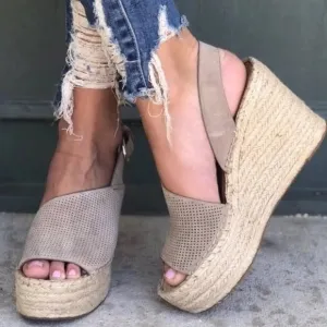 Marc Fisher Andela wedge platform sandals