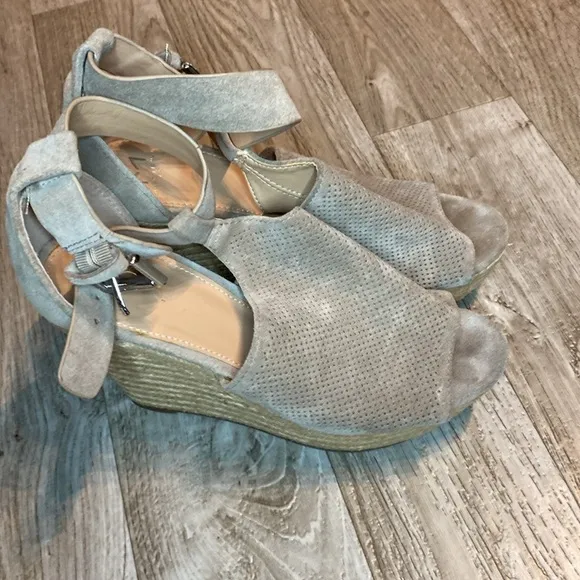 Marc Fisher MlANNIE platform espadrille wedge Size 8.5