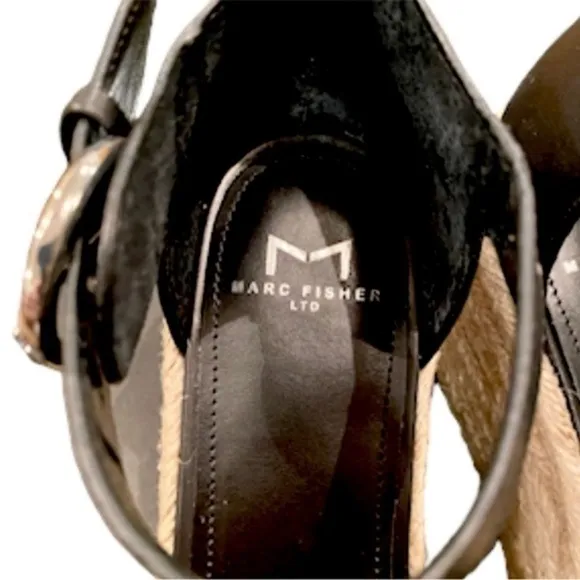 Marc Fisher Platform Espadrille Brand New Size 10 Black