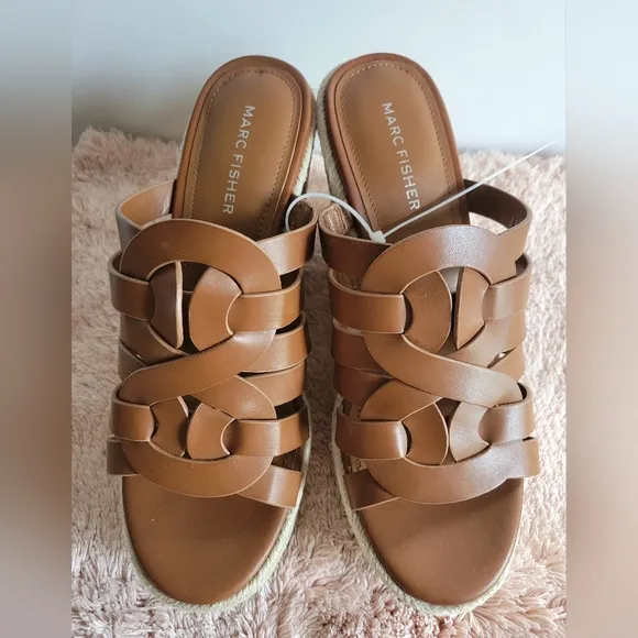 MARC FISHER WEDGE SANDALS
