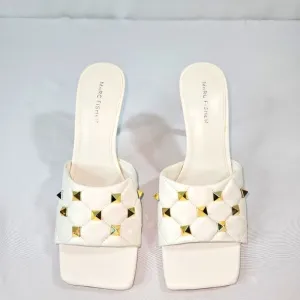 Marc Fisher White Heels Size 9.5