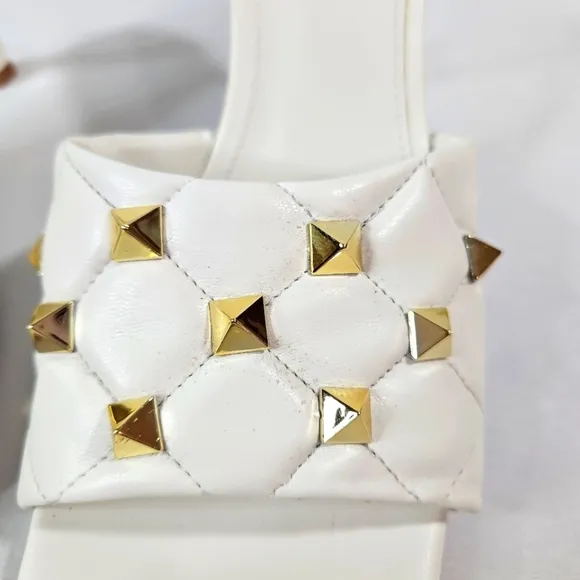 Marc Fisher White Heels Size 9.5