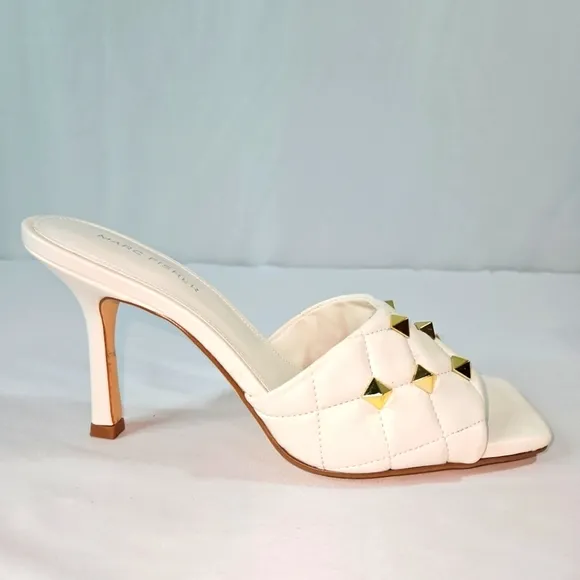 Marc Fisher White Heels Size 9.5