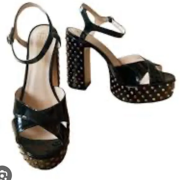 Marc Jacobs Lust Embellished Block Heel Platform Sandals
