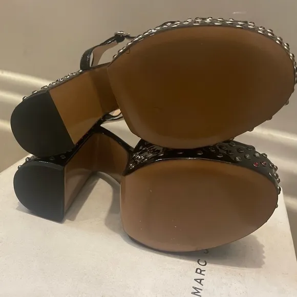 Marc Jacobs Lust Embellished Block Heel Platform Sandals