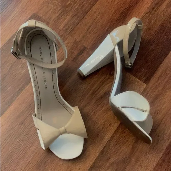 marc by marc jacobs Two-Tone heels patent Leather with bows