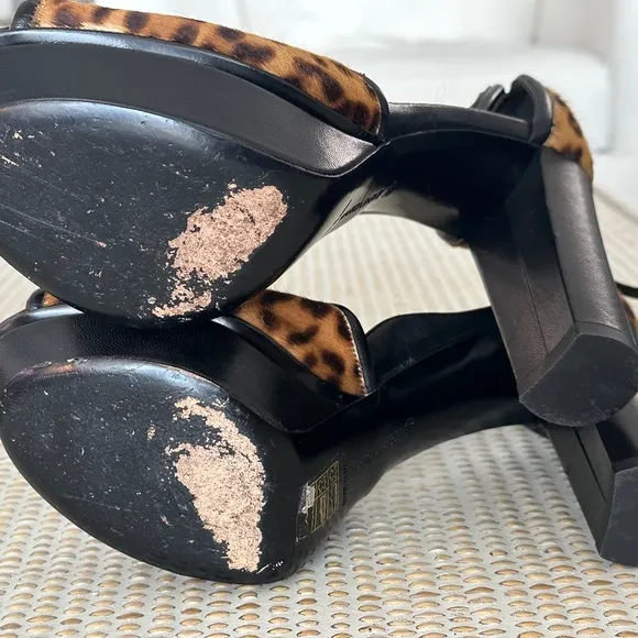 Marion Parke “Annie” Leopard Platform Shoe Size 39