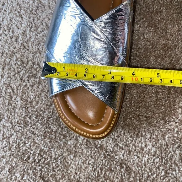 MARNI | Silver and Brown Women's Platform Sandals