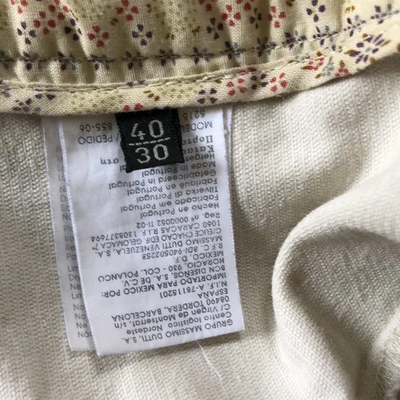 Massimo‎ Dutti corduroy fit-and-flare midi skirt