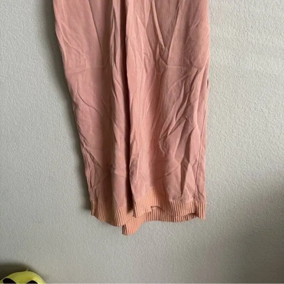 Maven West Sleeveless Mixed Fabric Dress – Blush Pink, Lagen look Sz Large