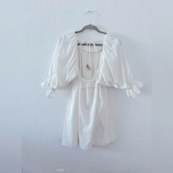 Medea Linen Mini Dress – Bali Lane