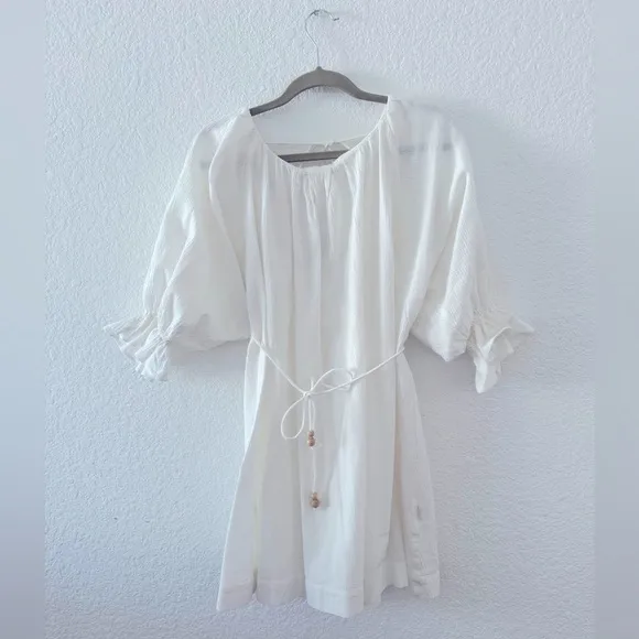 Medea Linen Mini Dress – Bali Lane