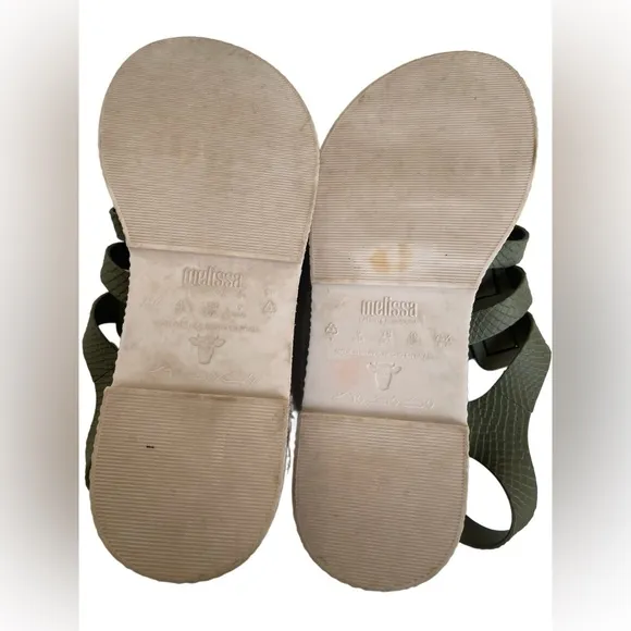 MELISSA - WOMEN’S FLOX III SNAKE PLATFORM SANDALS | SIZE 9