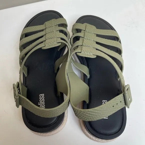 MELISSA - WOMEN’S FLOX III SNAKE PLATFORM SANDALS | SIZE 9