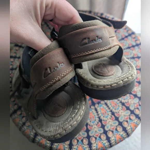 Men's Clarks 16 Leather Sandals