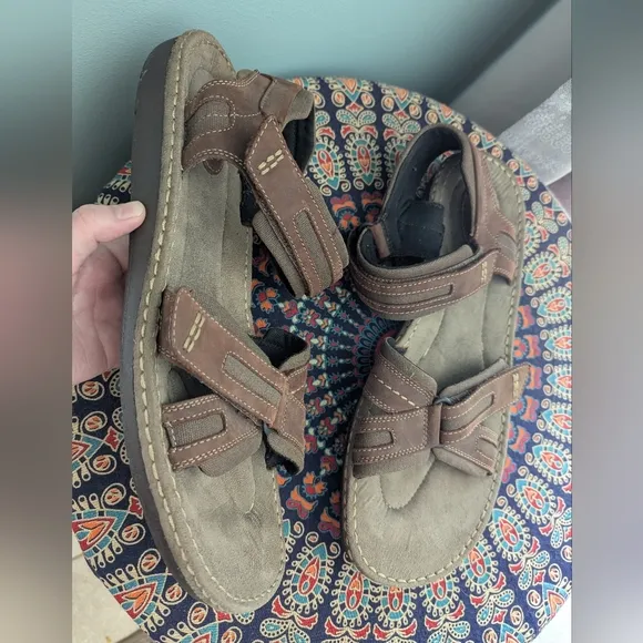 Men's Clarks 16 Leather Sandals