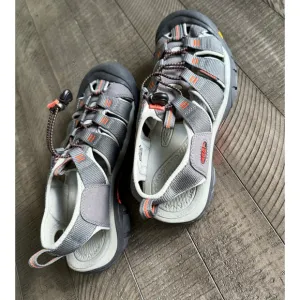 Men's Keen Sandals Gray Orange Size 10