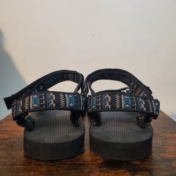 Mens Teva Original Universal Sandals Pottery Black/Taupe Size 10