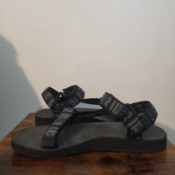 Mens Teva Original Universal Sandals Pottery Black/Taupe Size 10