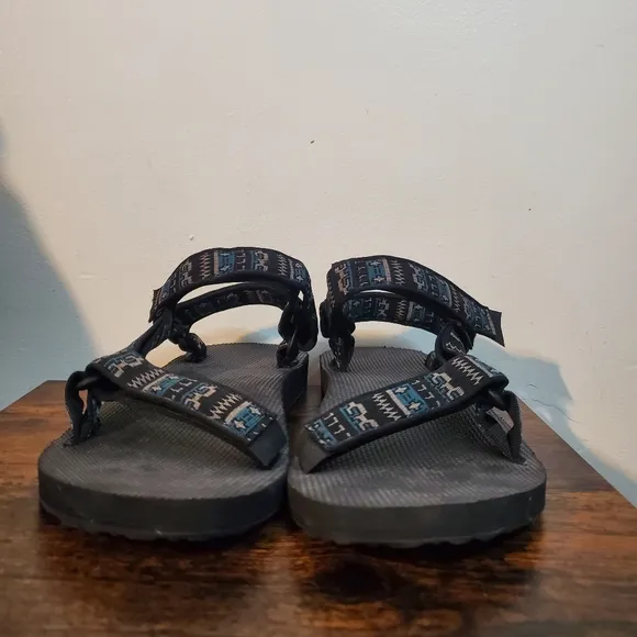 Mens Teva Original Universal Sandals Pottery Black/Taupe Size 10