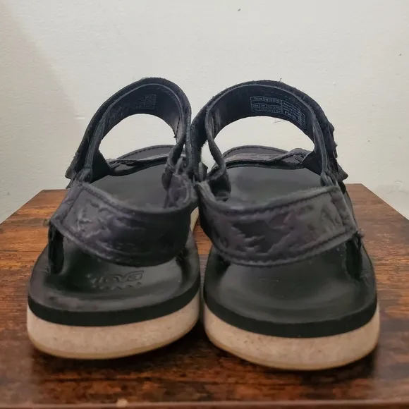 Mens Teva Original Universal Textured Leather Sandals Size 12