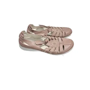 Mephisto Allrounder Galina Brown Leather Fisherman Sandals Size 10