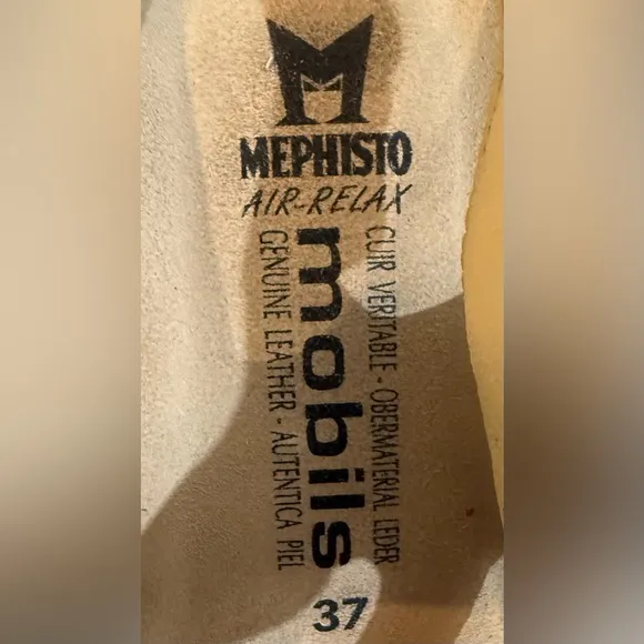 Mephisto Getha Mobil’s Ergonomic White Sandals Women’s Size 6.5