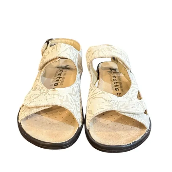 Mephisto Getha Mobil’s Ergonomic White Sandals Women’s Size 6.5