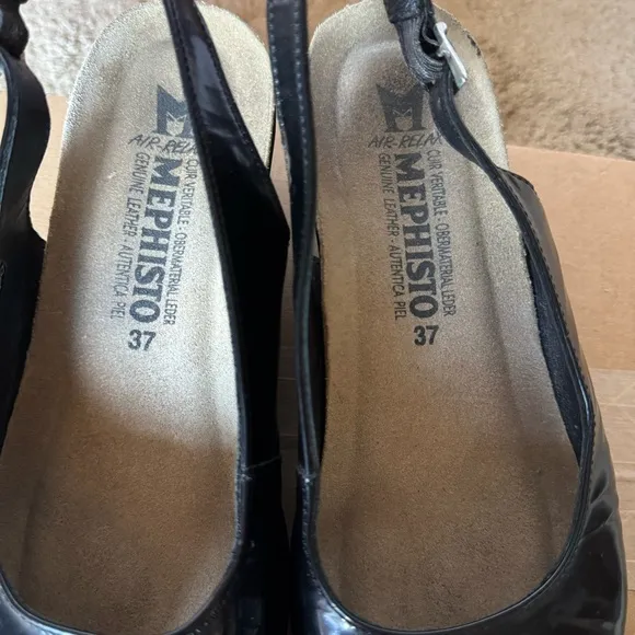 Mephisto Peep Toe Wedge Sandals