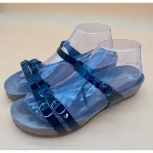 Mephisto Triple Buckle Sandals Size 39 Black